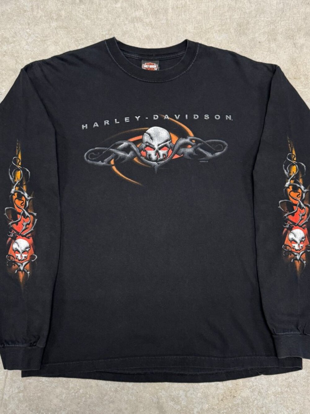 2005 Harley Davidson Skull Longsleeve